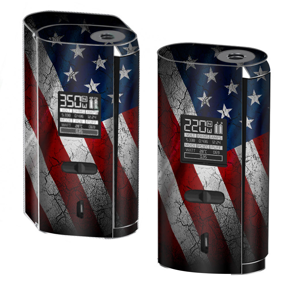  American Flag Distressed  Smok GX2/4 350w Skin