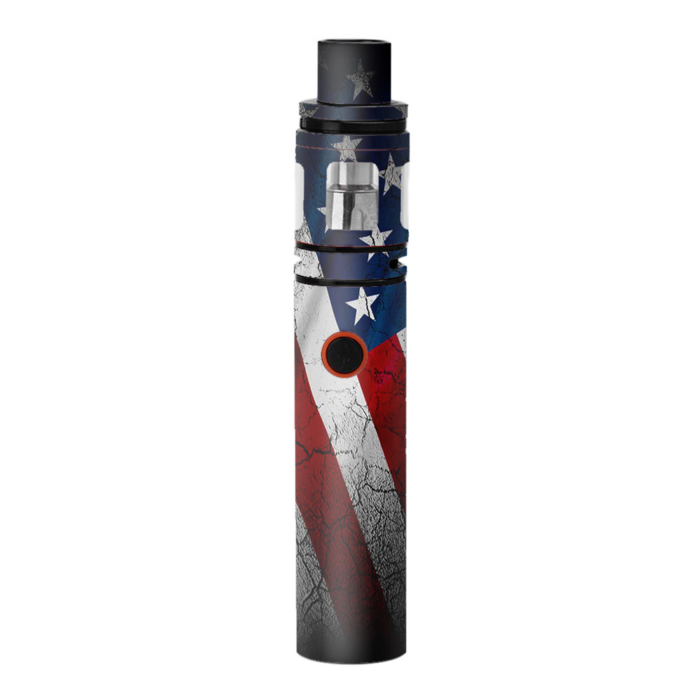  American Flag Distressed  Smok Stick V8 Skin