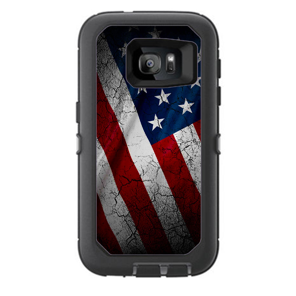  American Flag Distressed Otterbox Defender Samsung Galaxy S7 Skin