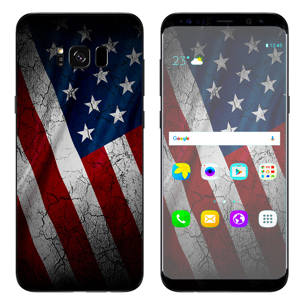  American Flag Distressed  Samsung Galaxy S8 Plus Skin