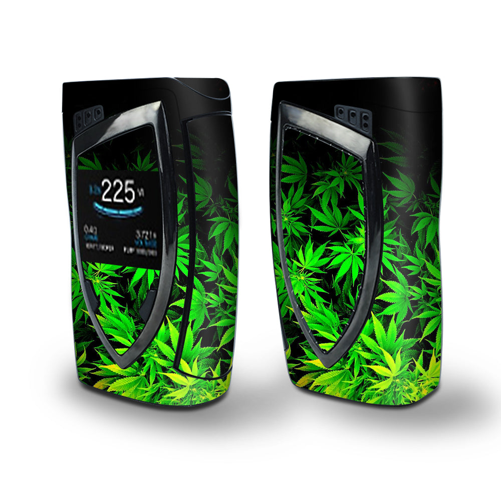 Skin Decal Vinyl Wrap for Smok Devilkin Kit 225w Vape (includes TFV12 Prince Tank Skins) skins cover/ weed gonja 