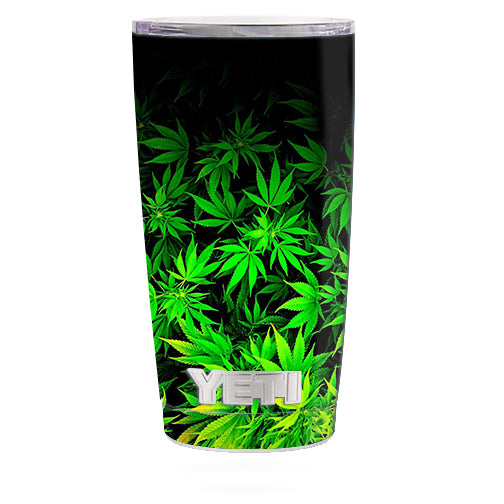  Weed Gonja Yeti 20oz Rambler Tumbler Skin