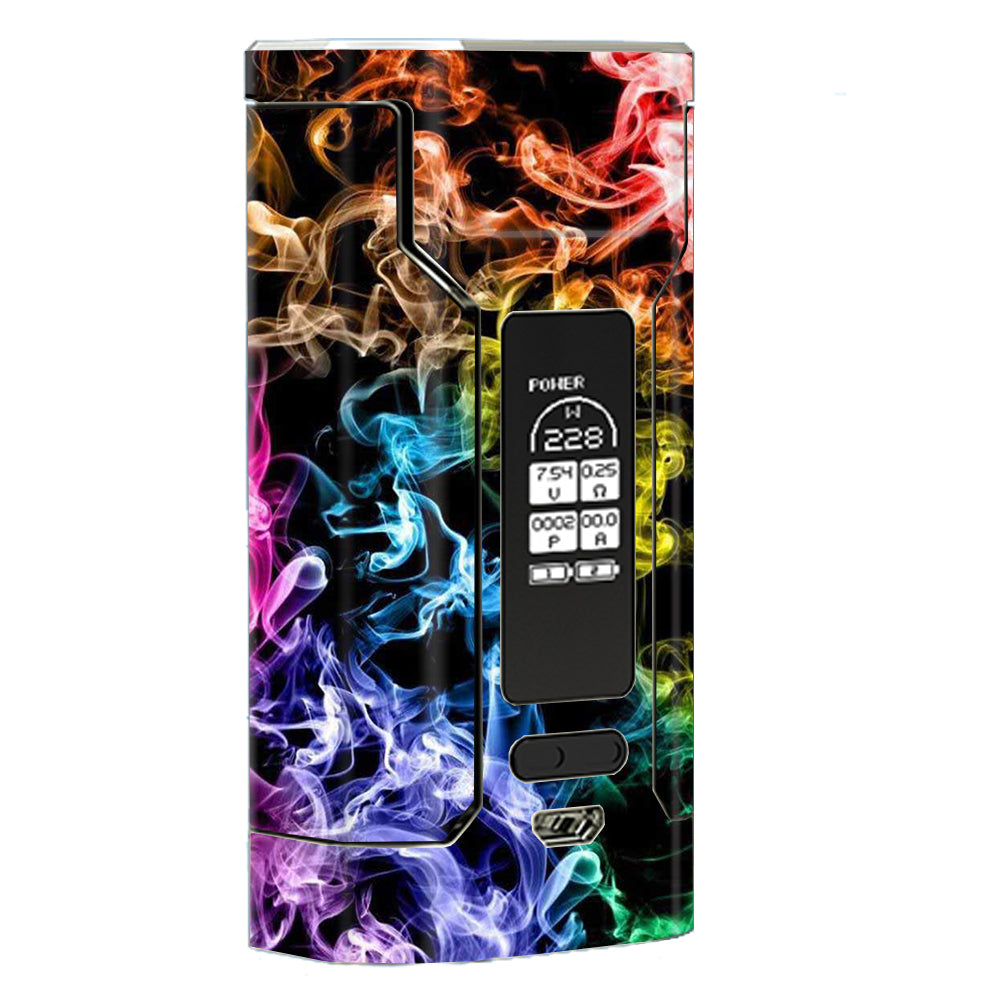  Colorful Smoke Blowing Wismec Predator 228 Skin