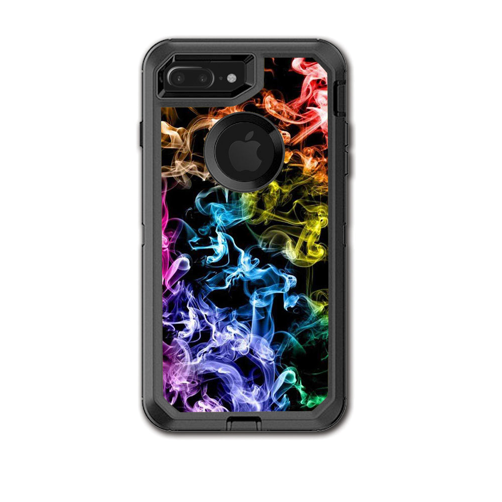  Colorful Smoke Blowing Otterbox Defender iPhone 7+ Plus or iPhone 8+ Plus Skin