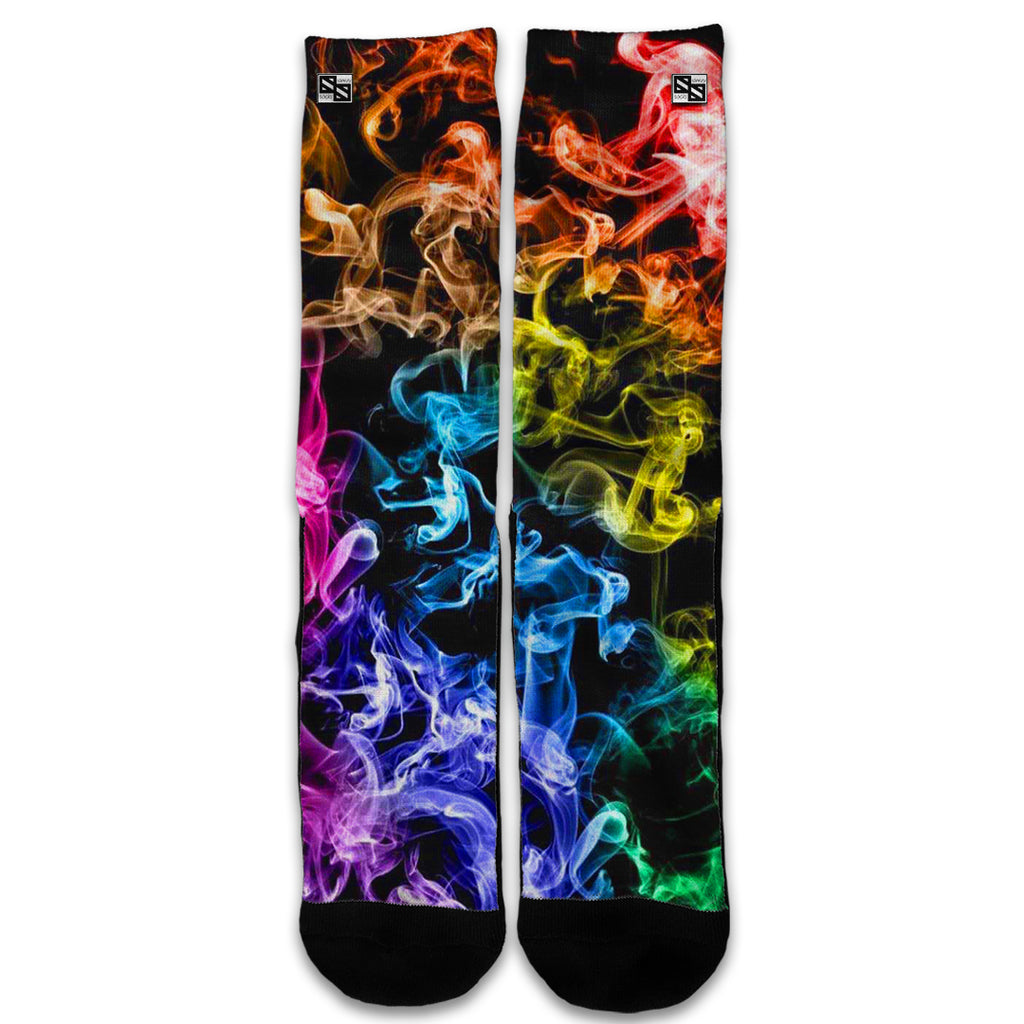  Colorful Smoke Blowing Universal Socks