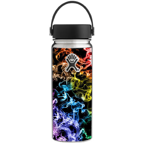  Colorful Smoke Blowing Hydroflask 18oz Wide Mouth Skin