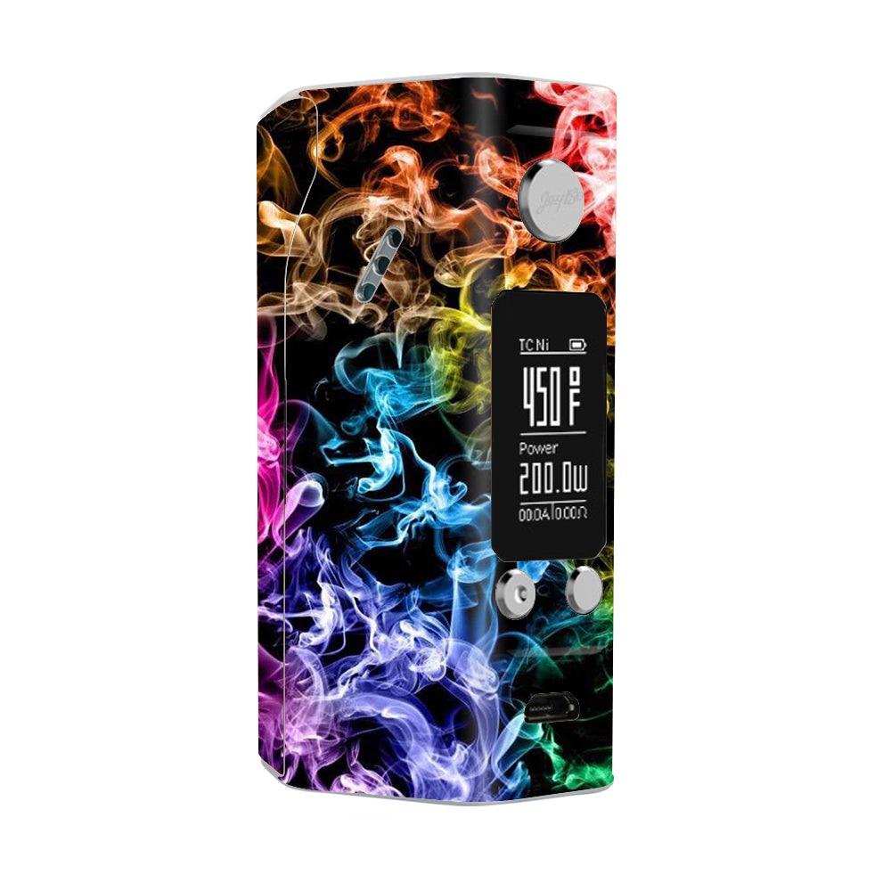  Colorful Smoke Blowing Wismec Reuleaux RX200S Skin