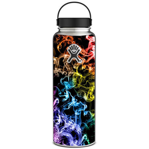  Colorful Smoke Blowing Hydroflask 40oz Wide Mouth Skin