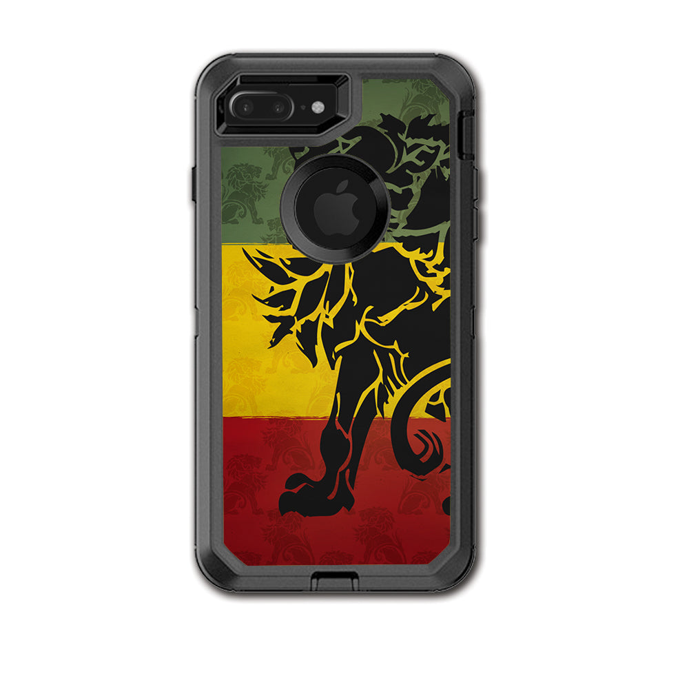  Rasta Lion Africa Otterbox Defender iPhone 7+ Plus or iPhone 8+ Plus Skin