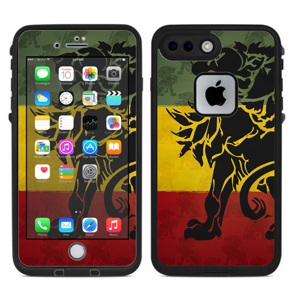  Rasta Lion Africa Lifeproof Fre iPhone 7 Plus or iPhone 8 Plus Skin