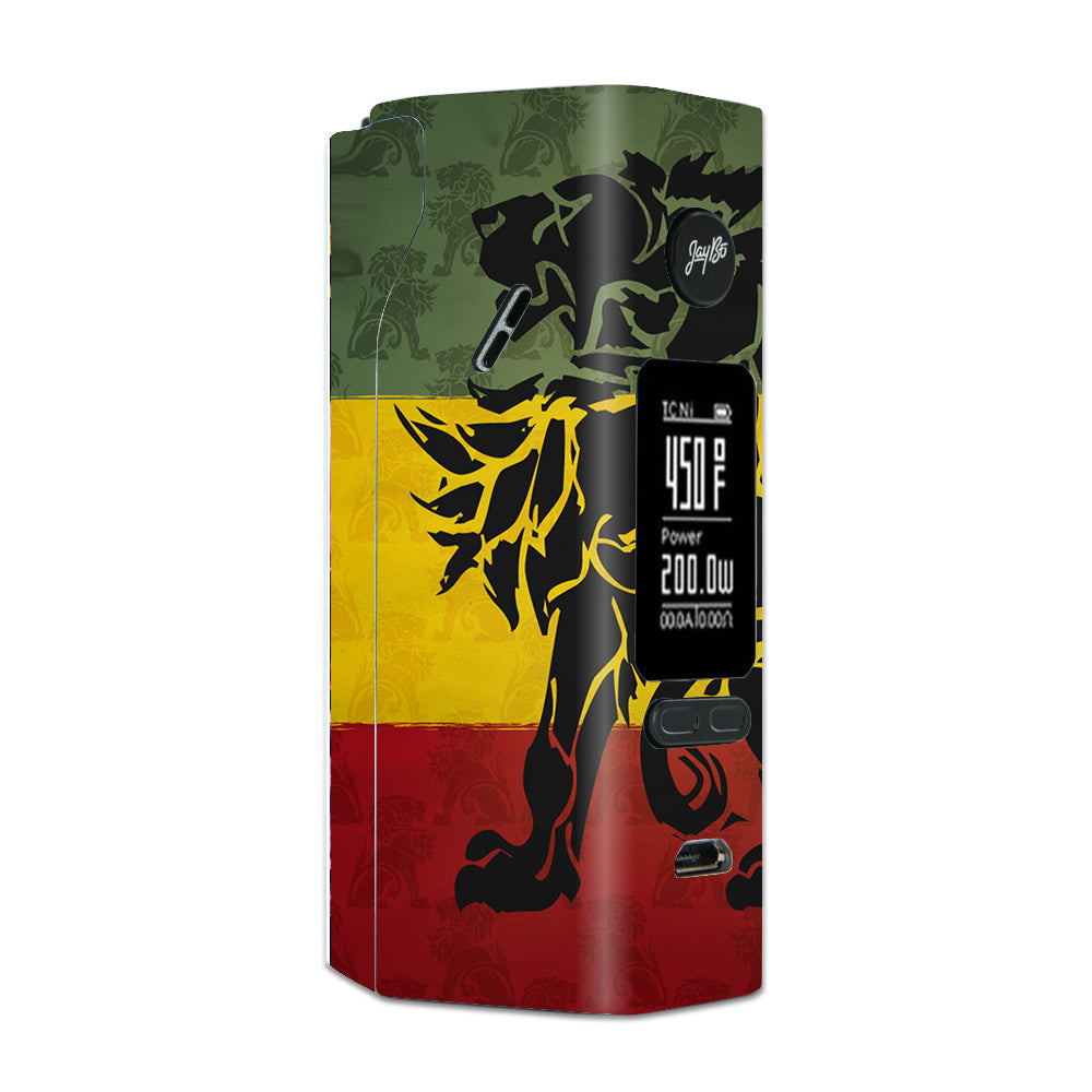  Rasta Lion Africa Wismec Reuleaux RX 2/3 combo kit Skin