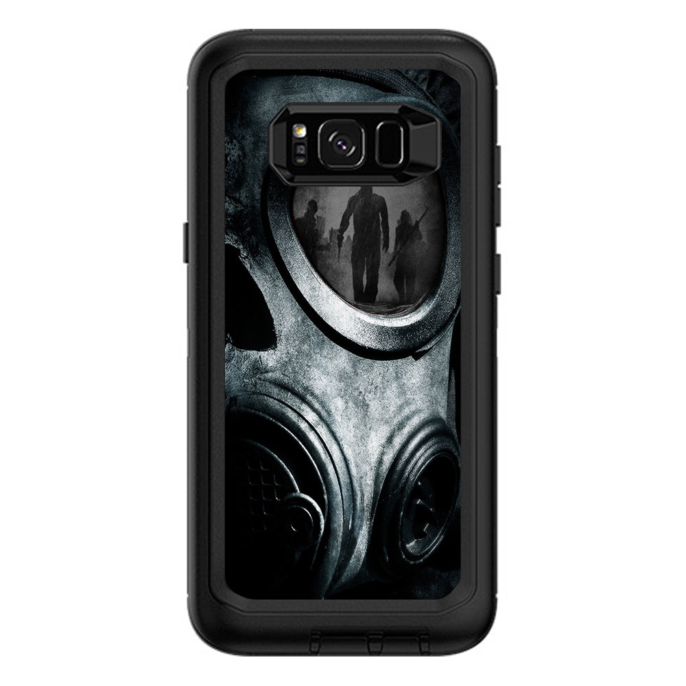  Gas Mask War Apocolypse Otterbox Defender Samsung Galaxy S8 Plus Skin