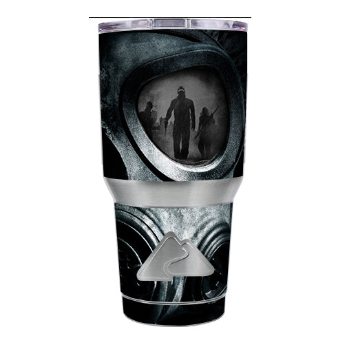  Gas Mask War Apocolypse Ozark Trail 20oz Tumbler Skin