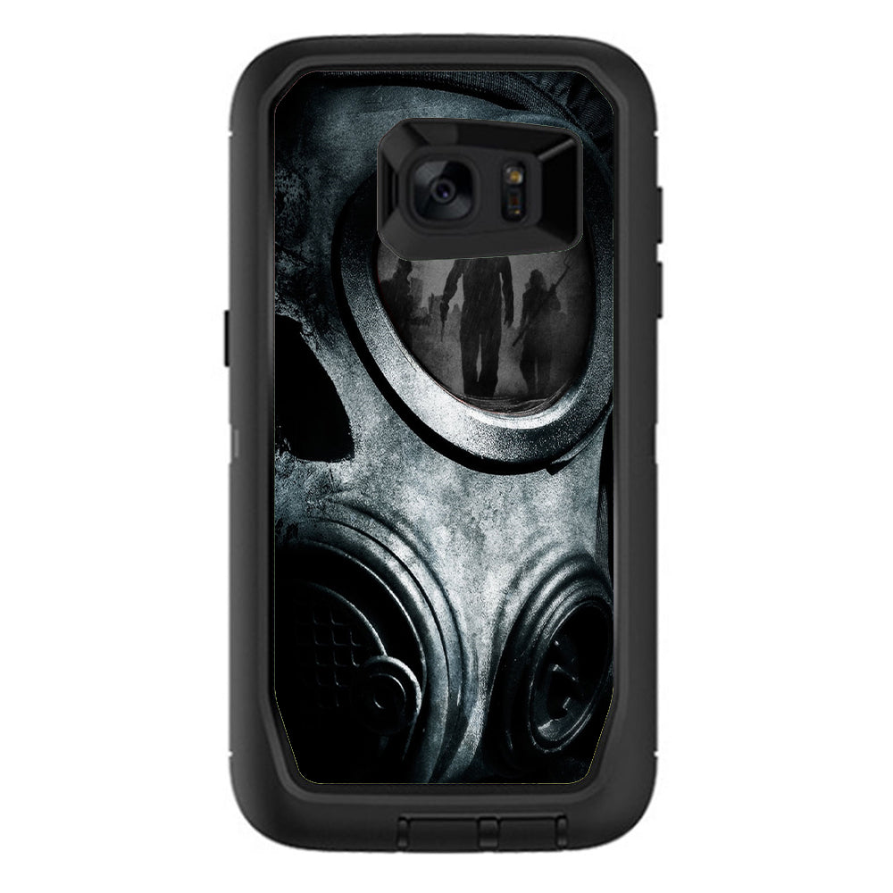  Gas Mask War Apocolypse Otterbox Defender Samsung Galaxy S7 Edge Skin