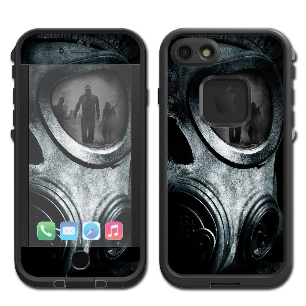 Gas Mask War Apocolypse Lifeproof Fre iPhone 7 or iPhone 8 Skin