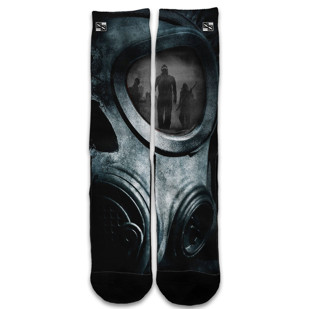  Gas Mask War Apocolypse Universal Socks