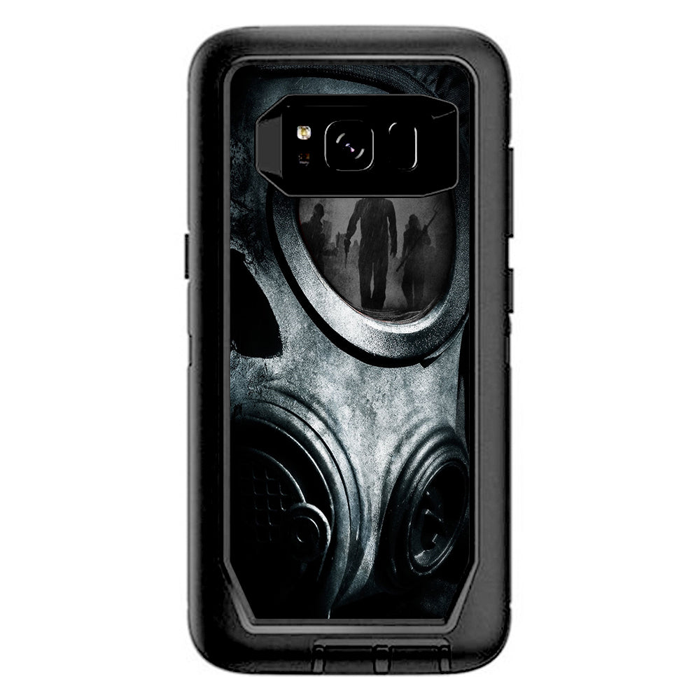  Gas Mask War Apocolypse Otterbox Defender Samsung Galaxy S8 Skin