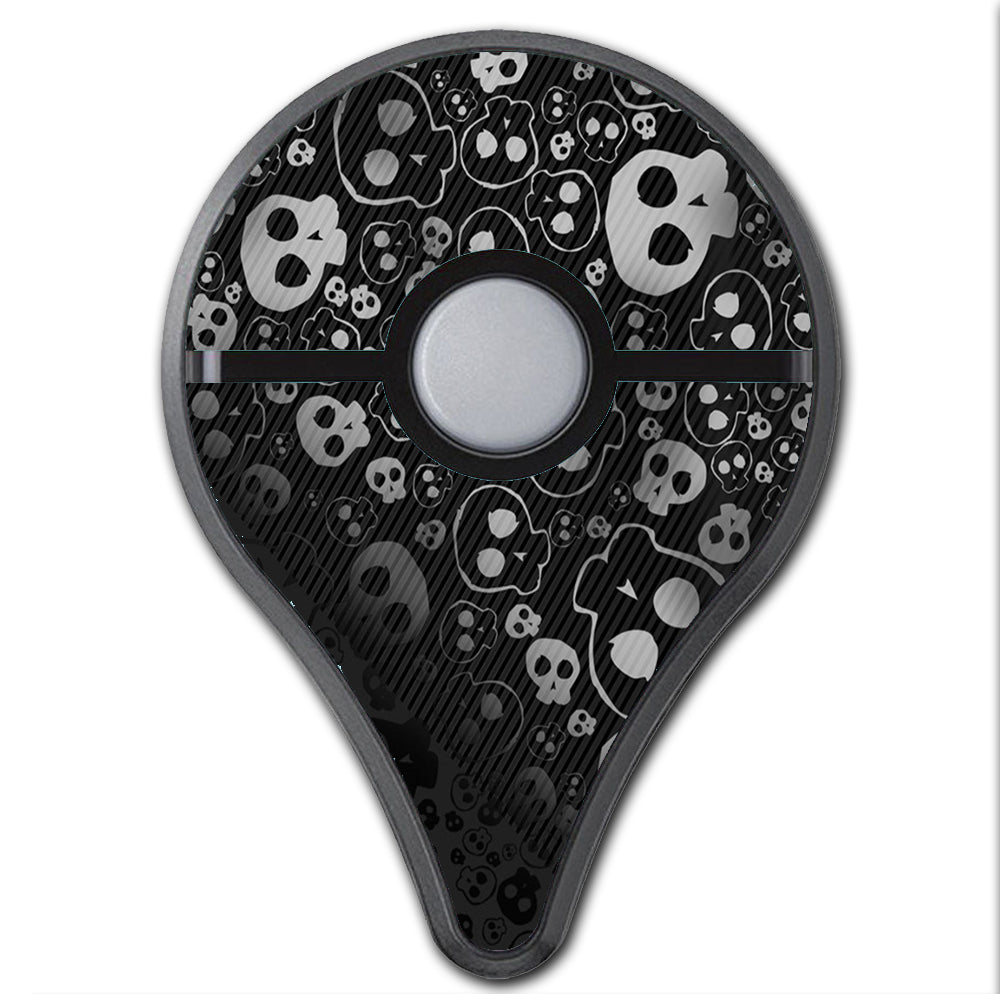  Skulls Pattern Denim Look Pokemon Go Plus Skin