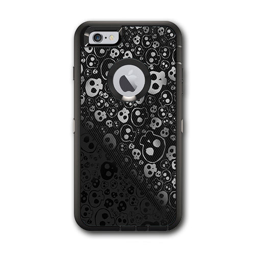  Skulls Pattern Denim Look Otterbox Defender iPhone 6 PLUS Skin