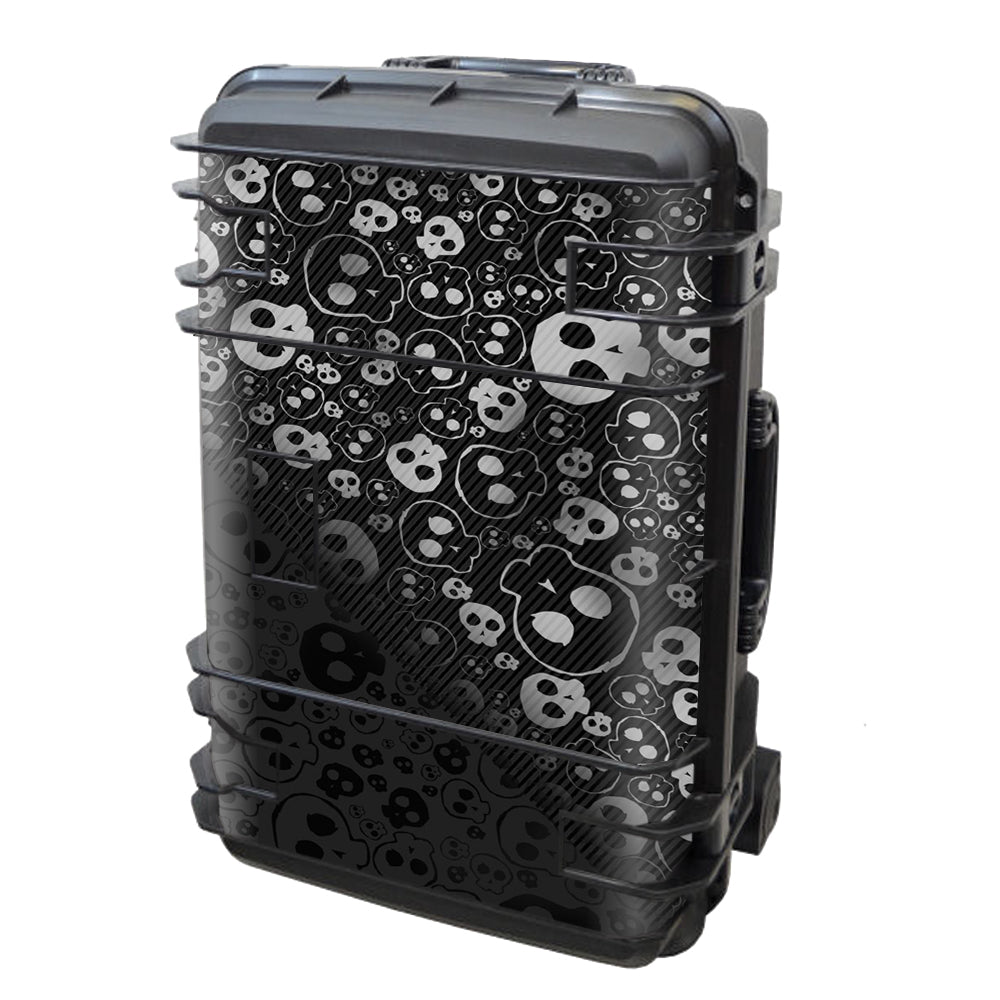  Skulls Pattern Denim Look Seahorse Case Se-920 Skin