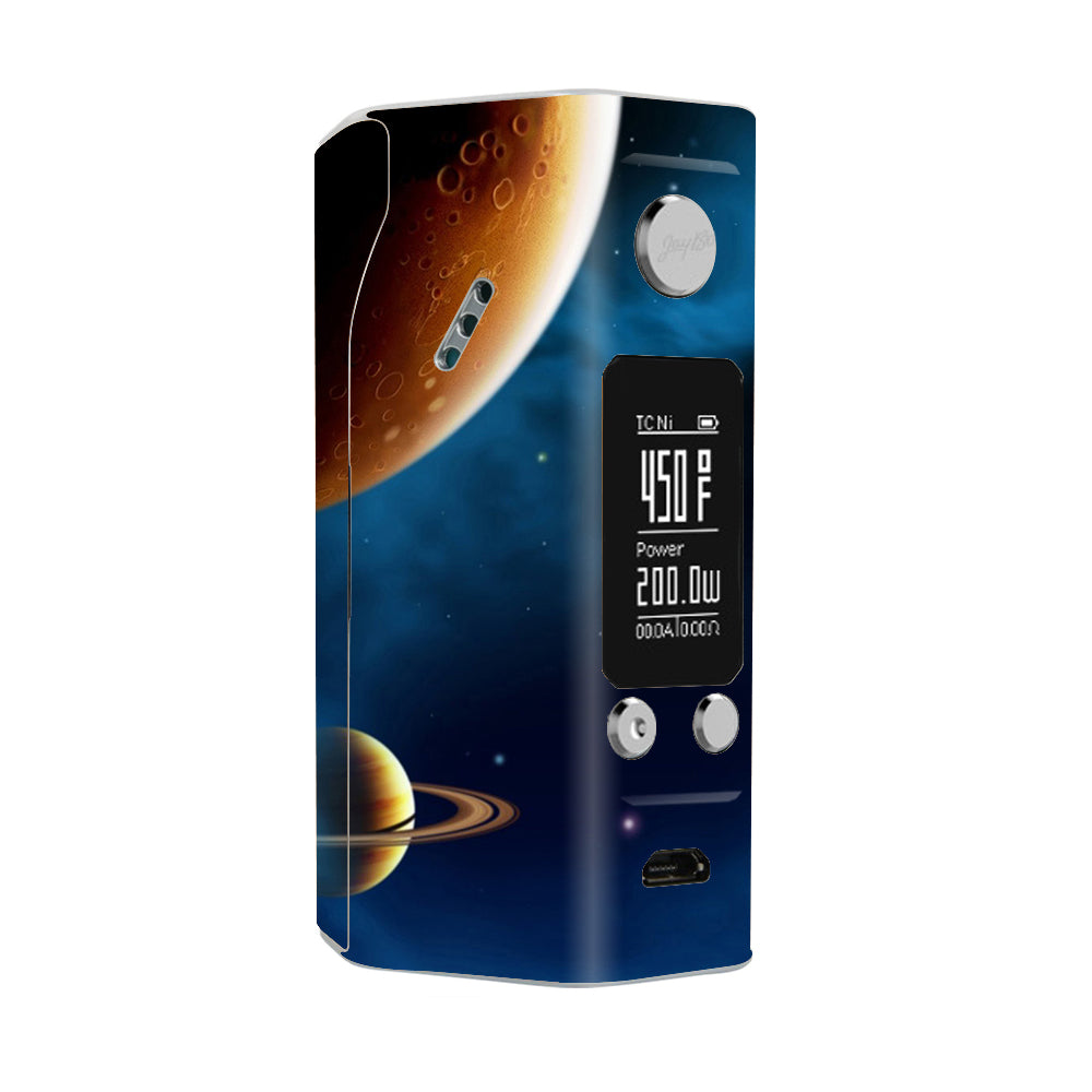  Planets Rings Outer Space Wismec Reuleaux RX200S Skin