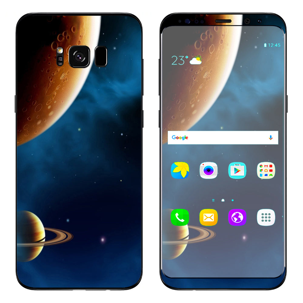  Planets Rings Outer Space Samsung Galaxy S8 Plus Skin