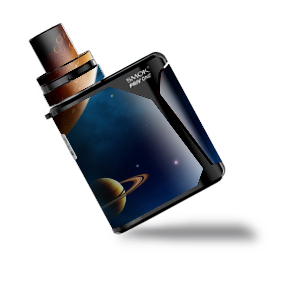  Planets Rings Outer Space Smok Priv One Skin