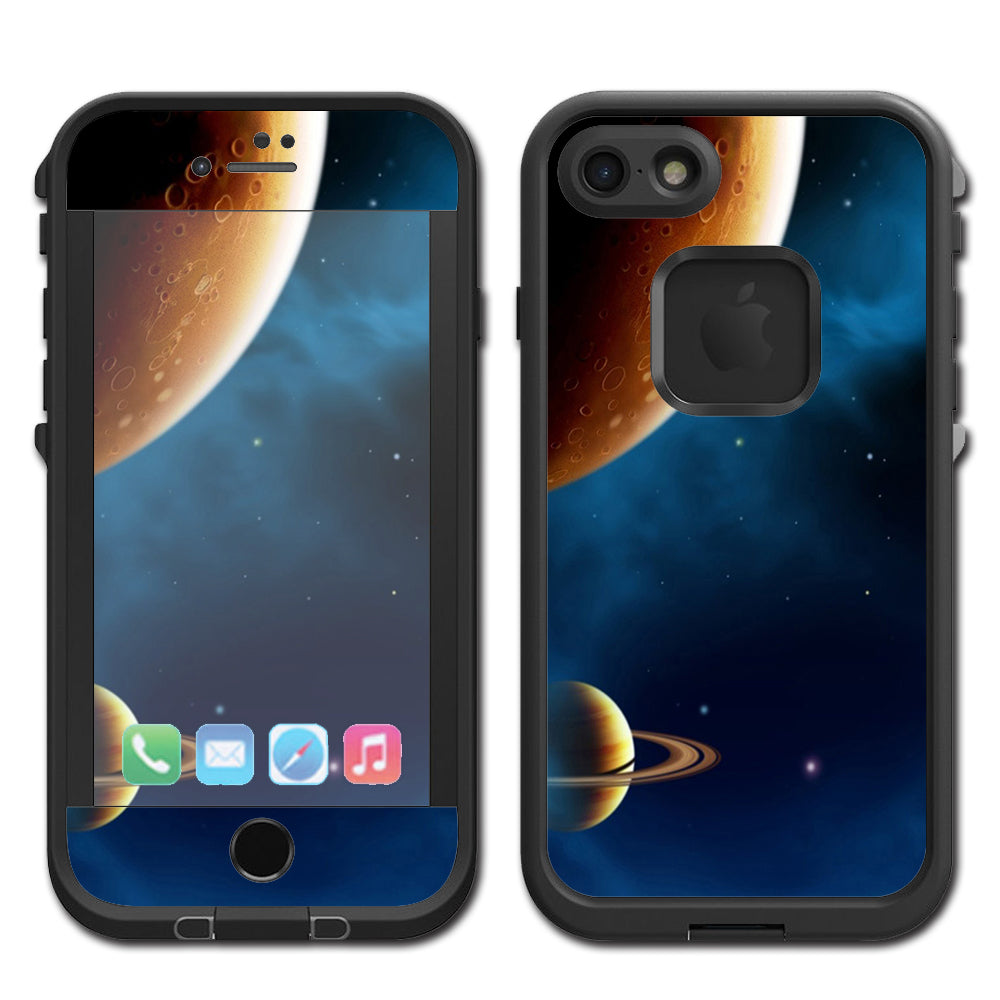  Planets Rings Outer Space Lifeproof Fre iPhone 7 or iPhone 8 Skin