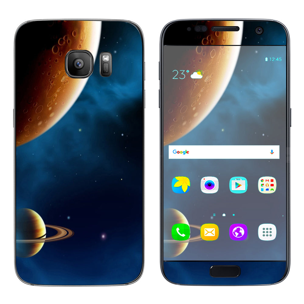  Planets Rings Outer Space Samsung Galaxy S7 Skin