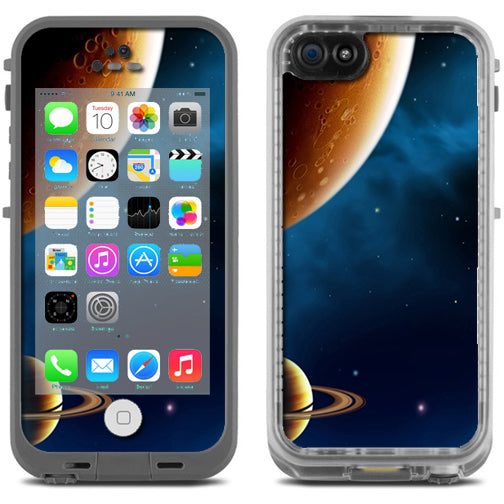  Planets Rings Outer Space Lifeproof Fre iPhone 5C Skin