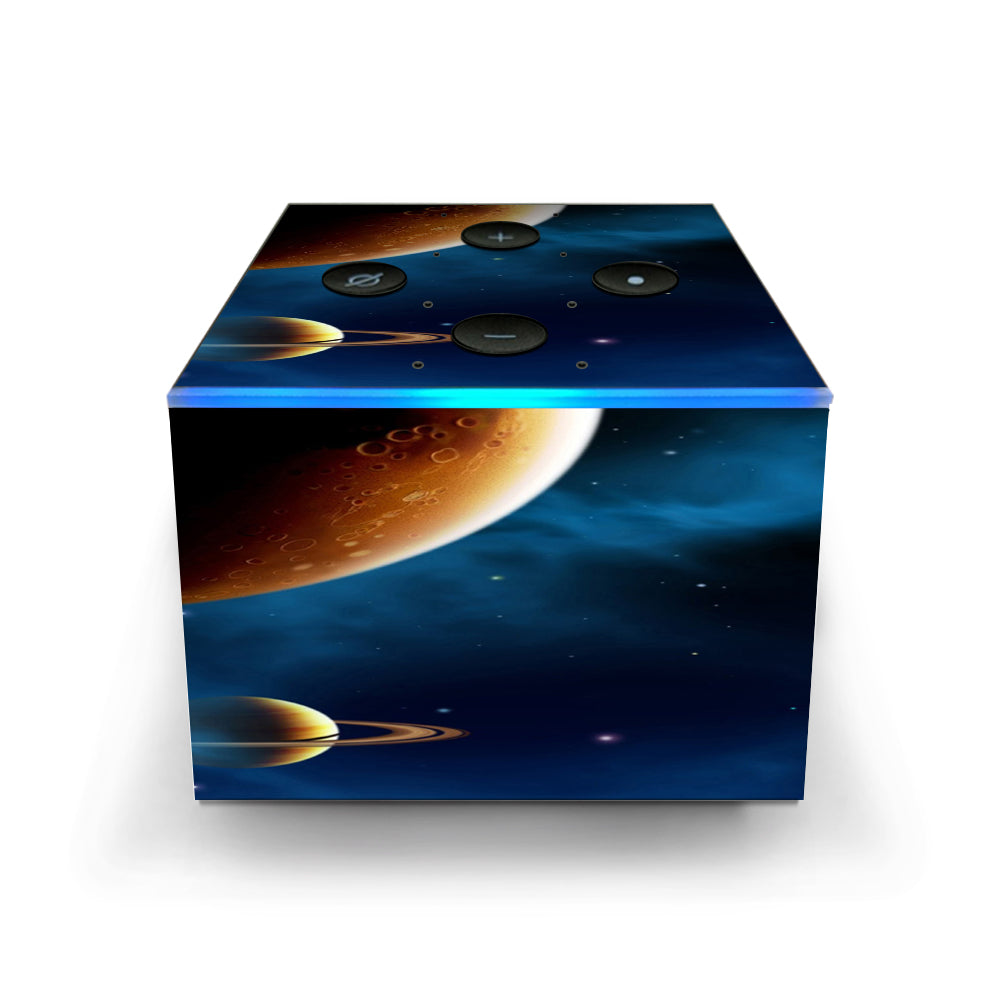  Planets Rings Outer Space Amazon Fire TV Cube Skin