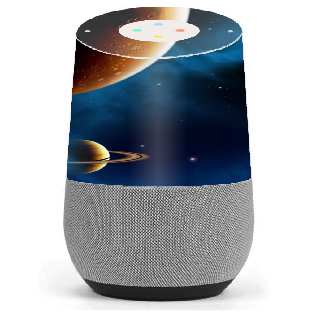  Planets Rings Outer Space Google Home Skin