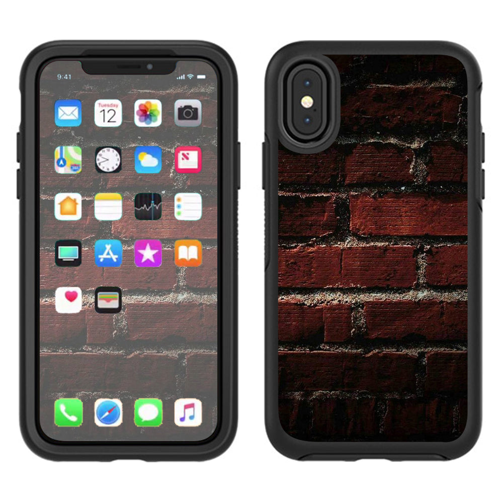  Brick Wall Otterbox Defender Apple iPhone X Skin