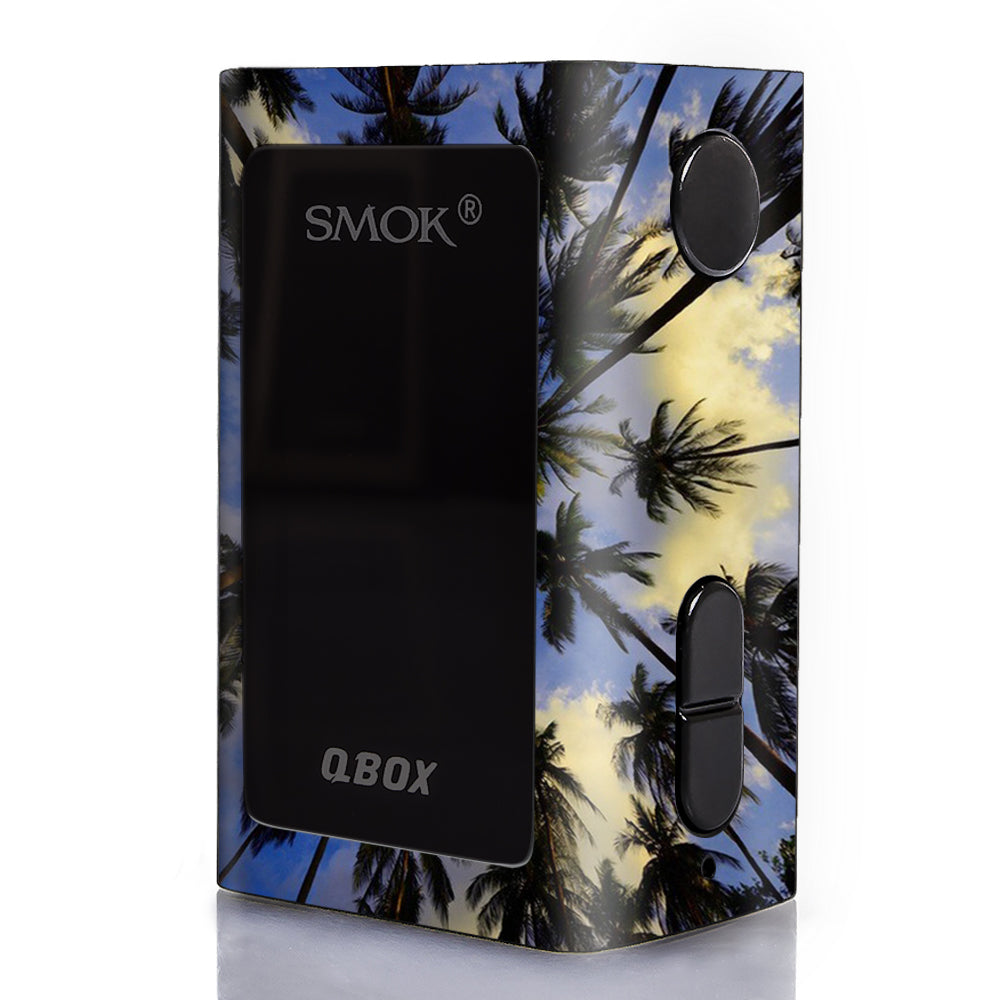  Palm Trees Miami Sky Cloud Smok Q-Box Skin
