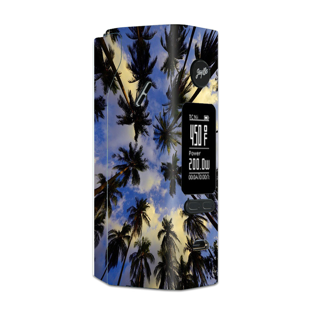  Palm Trees Miami Sky Cloud Wismec Reuleaux RX 2/3 combo kit Skin