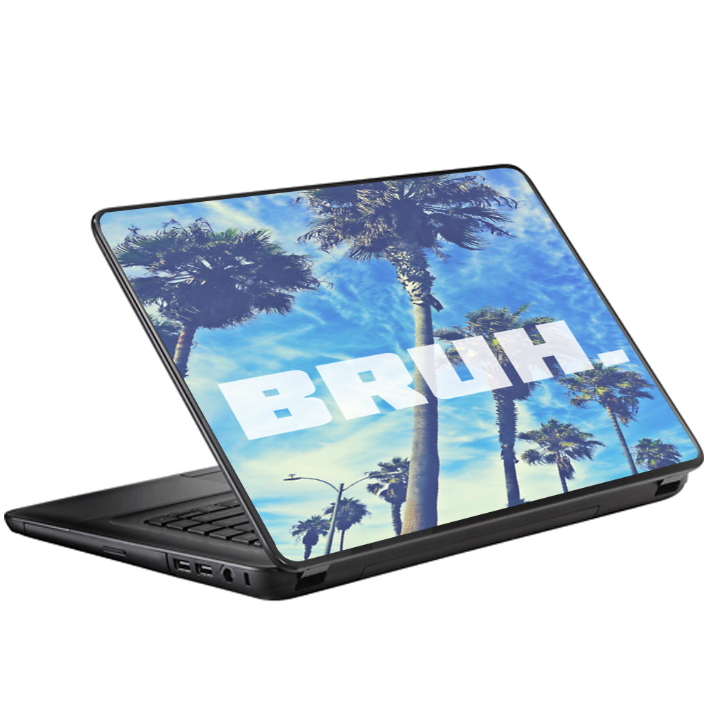  Bruh Palm Trees Universal 13 to 16 inch wide laptop Skin