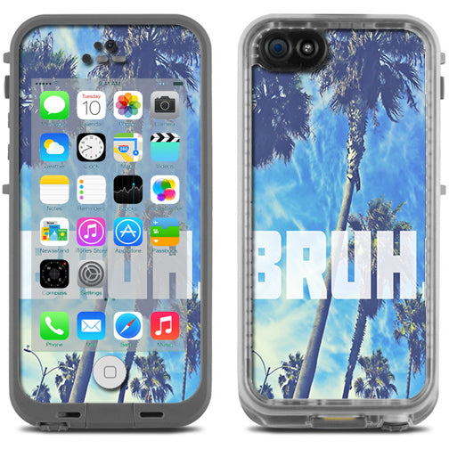  Bruh Palm Trees Lifeproof Fre iPhone 5C Skin