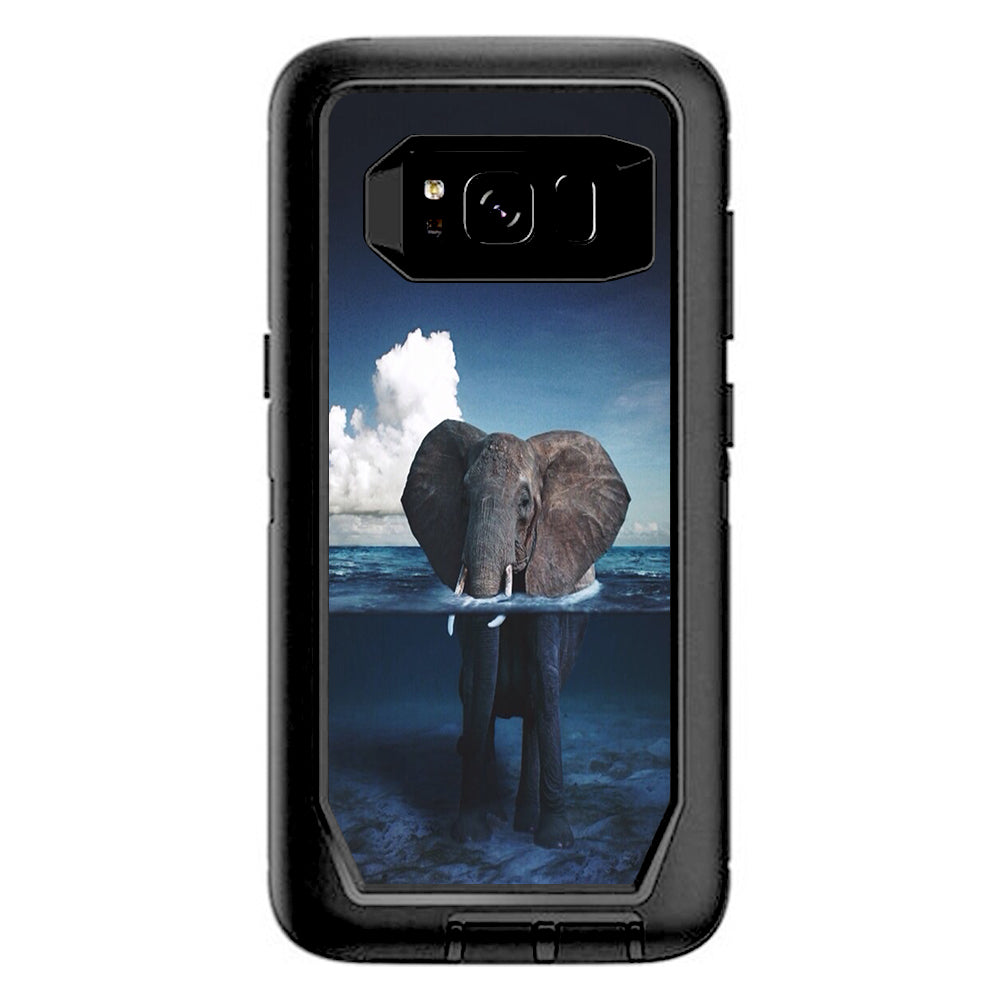  Elephant Under Water Otterbox Defender Samsung Galaxy S8 Skin