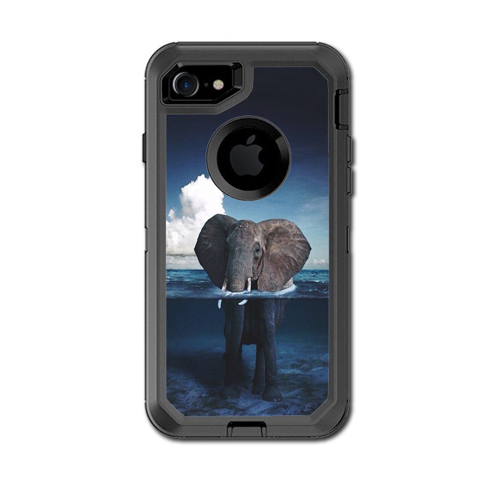  Elephant Under Water Otterbox Defender iPhone 7 or iPhone 8 Skin