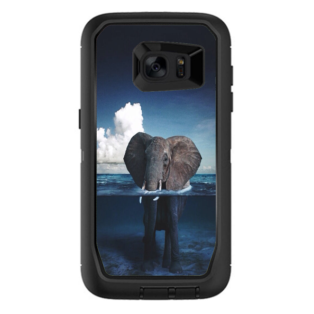  Elephant Under Water Otterbox Defender Samsung Galaxy S7 Edge Skin
