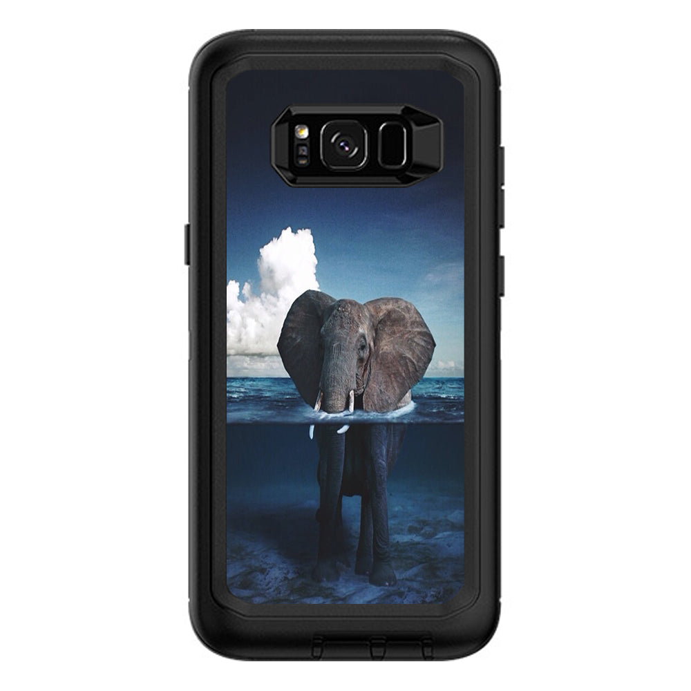  Elephant Under Water Otterbox Defender Samsung Galaxy S8 Plus Skin