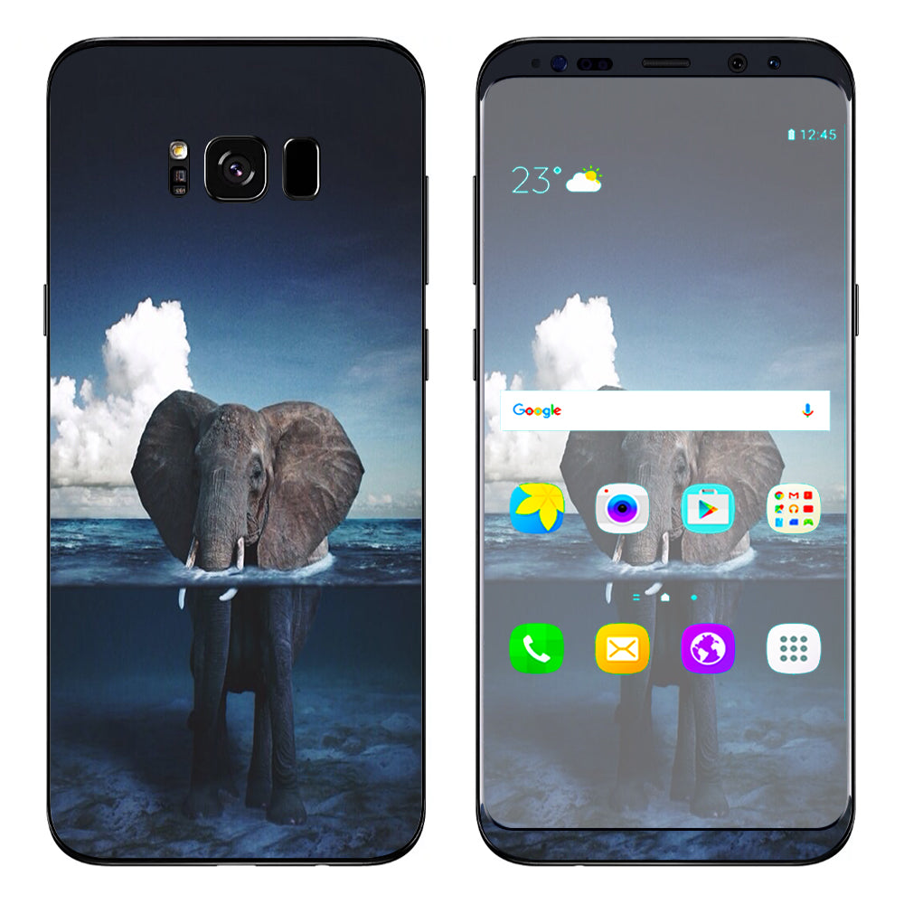  Elephant Under Water Samsung Galaxy S8 Plus Skin