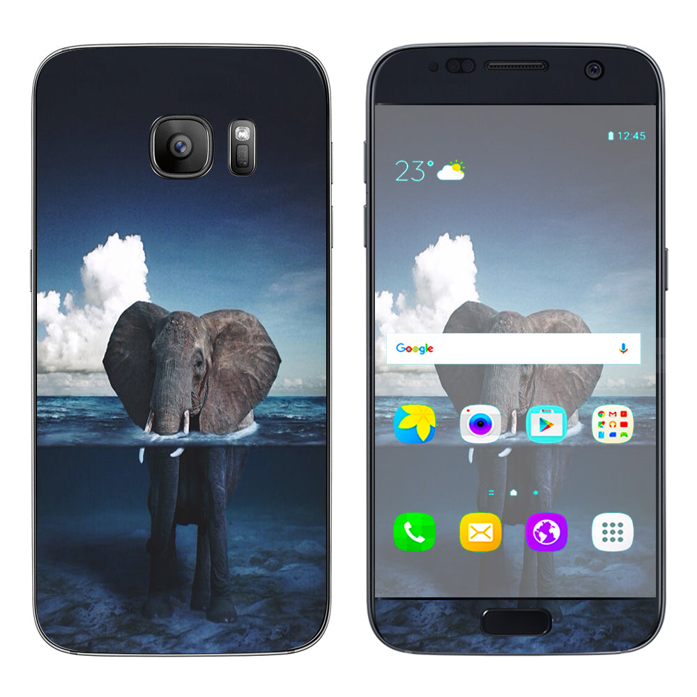  Elephant Under Water Samsung Galaxy S7 Skin