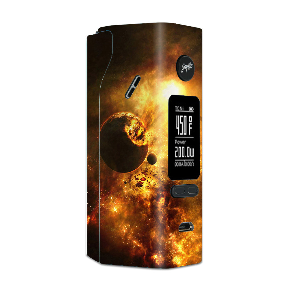  Atomic Clouds Space Planet Wismec Reuleaux RX 2/3 combo kit Skin