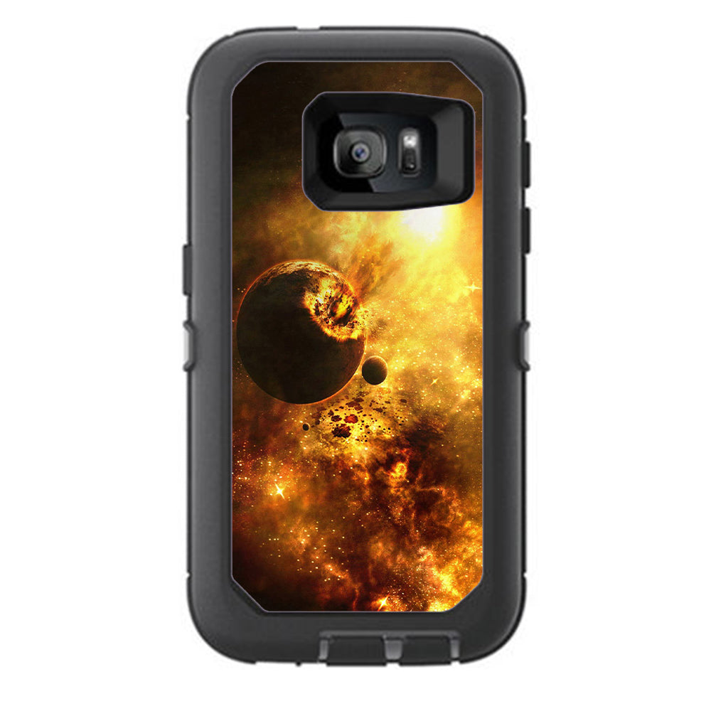  Atomic Clouds Space Planet Otterbox Defender Samsung Galaxy S7 Skin