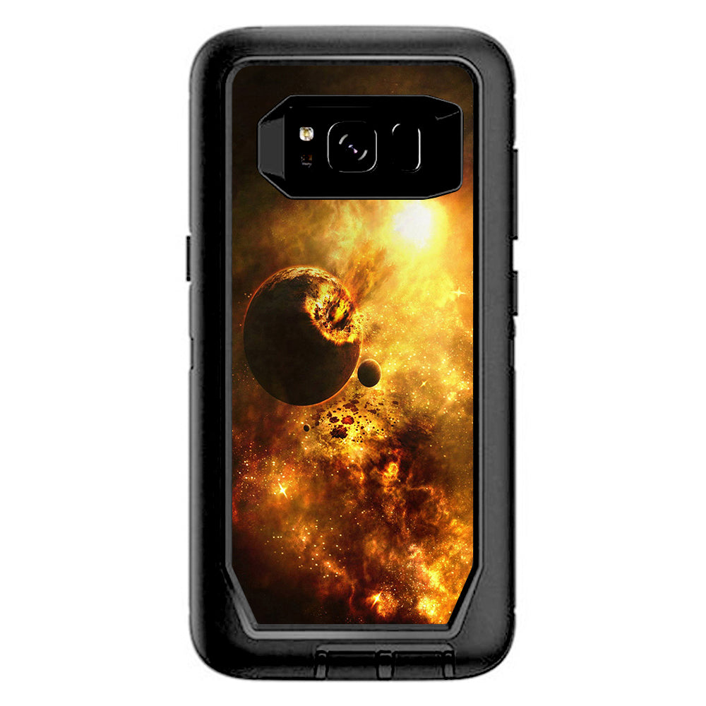  Atomic Clouds Space Planet Otterbox Defender Samsung Galaxy S8 Skin