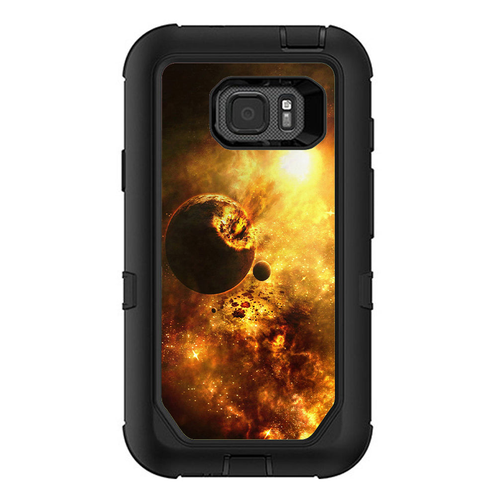  Atomic Clouds Space Planet Otterbox Defender Samsung Galaxy S7 Active Skin