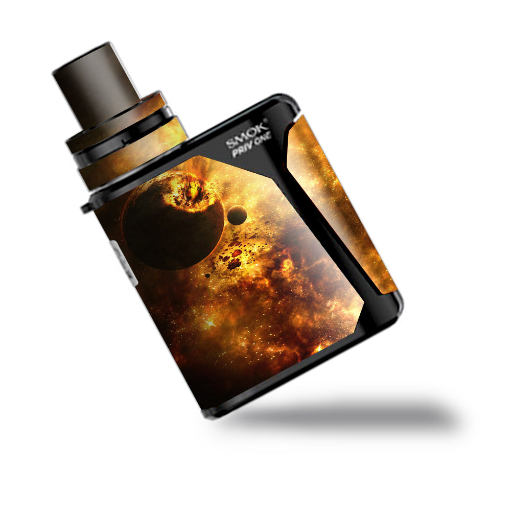  Atomic Clouds Space Planet Smok Priv One Skin