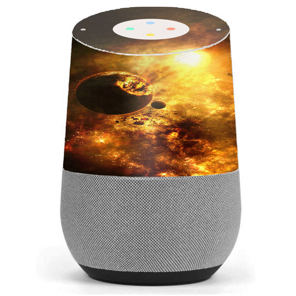  Atomic Clouds Space Planet Google Home Skin