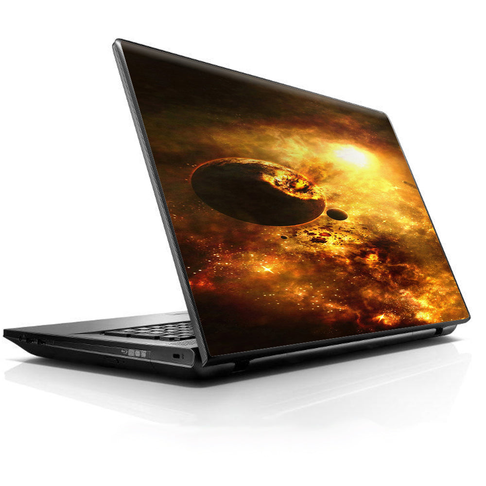  Atomic Clouds Space Planet Universal 13 to 16 inch wide laptop Skin